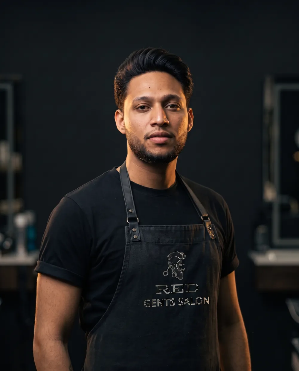 Suhail, barber at Red Gents Salon, Barsha Heights Dubai